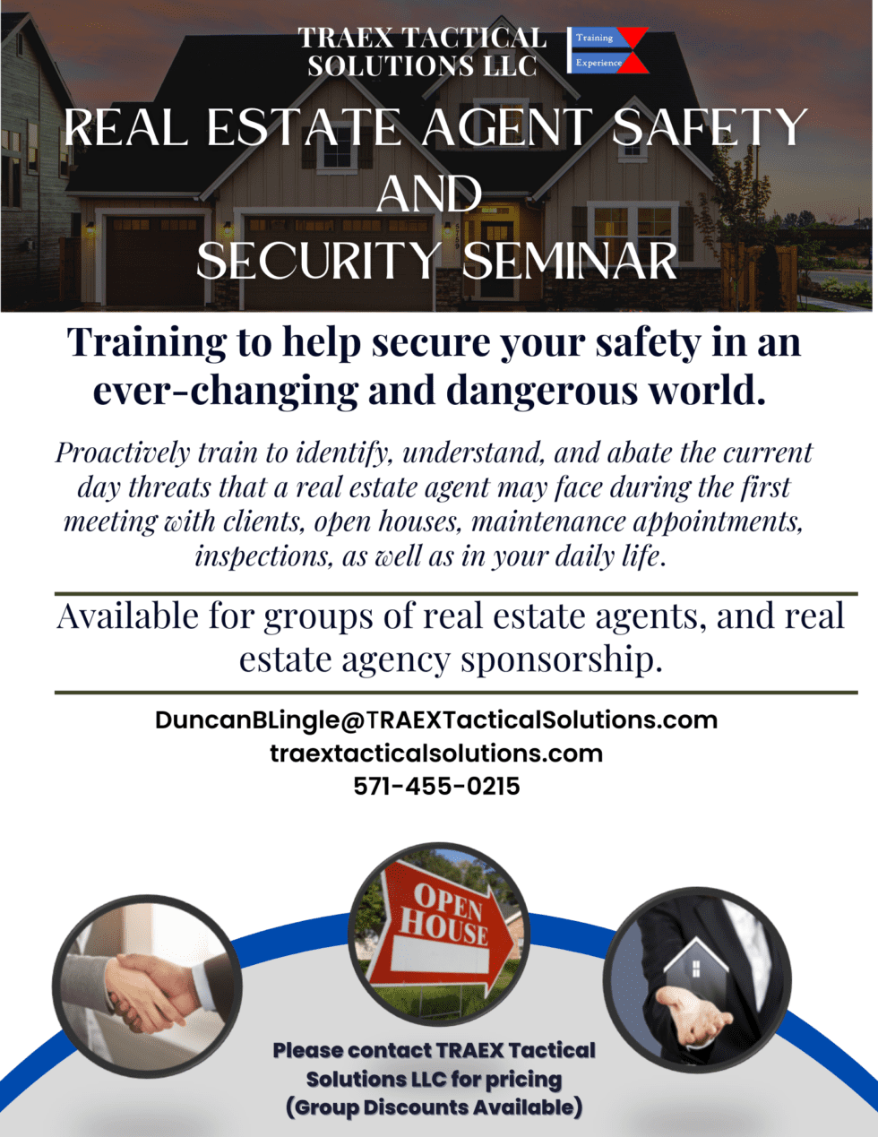USCCA Real Estate Agent Safety and Security TRAEX Tactical Solutions LLC
