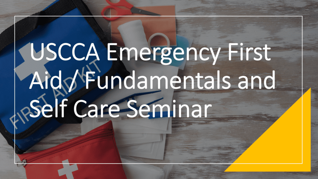USCCA Emergency First Aid Fundamentals and Self Care TRAEX Tactical